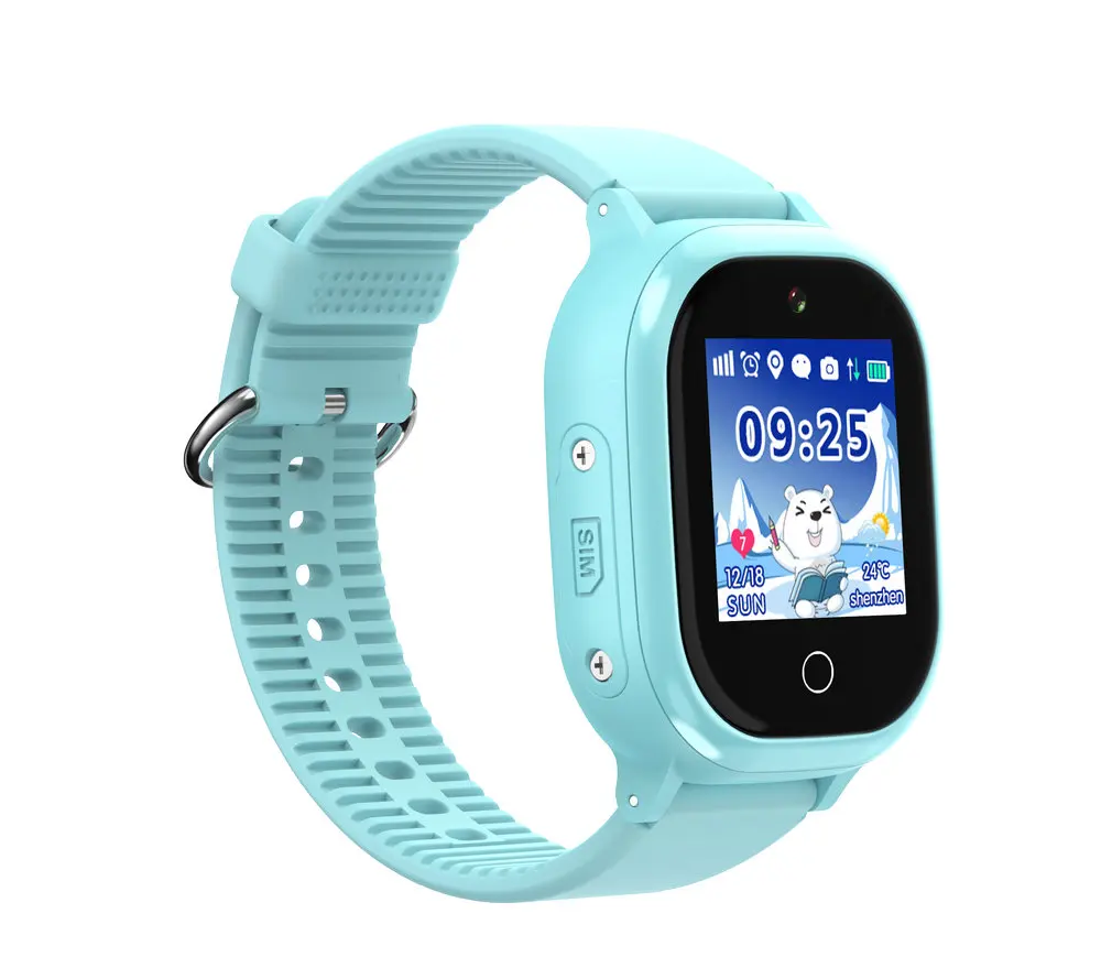 TD06S gps IP67 водонепроницаемый телефон позиционирование модные детские часы 1,3 дюймов цветной сенсорный экран SOS детские умные часы для мальчиков и девочек - Цвет: Синий
