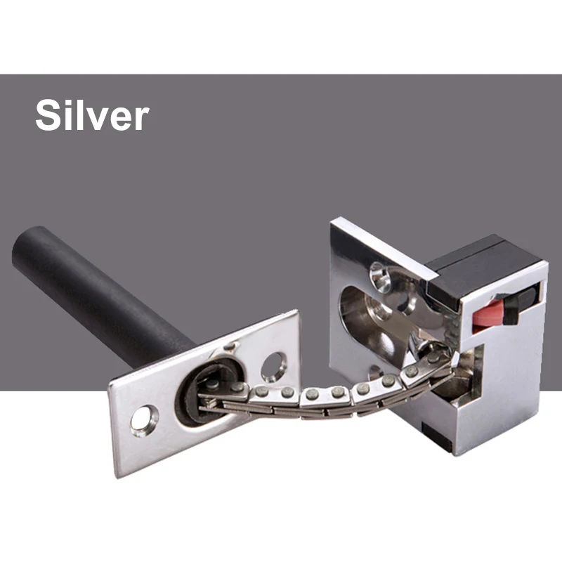 

1 Pcs Stainless Steel Casting Door Security Chain Guard Heavy Duty Gate Latch Safety Door Lock DAG-ship