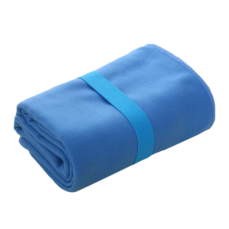 Портативный Открытый микрофибры полотенца ультравпитывающее мягкие быстрое высыхание Кемпинг Спорт Пляж для ванной тренажерный зал Йога - Цвет: Синий