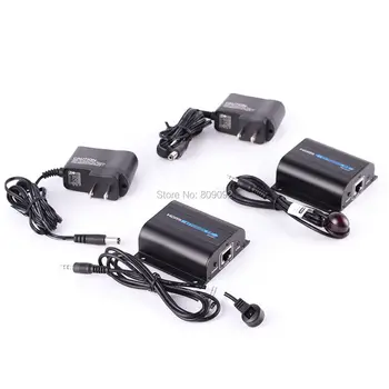 

60M HDMI Extender Transmitter +Receiver Sender with RJ45 LAN Interface CAT6 Signal Network Cable For DVD PS3 Projector