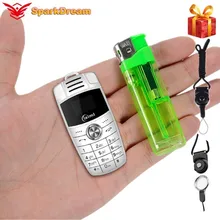 Мини-брелок X6, маленький мобильный телефон, две sim-карты, магический голос, Bluetooth, набор номера, Mp3 рекордер, детский мини Автомобильный ключ, сотовый телефон