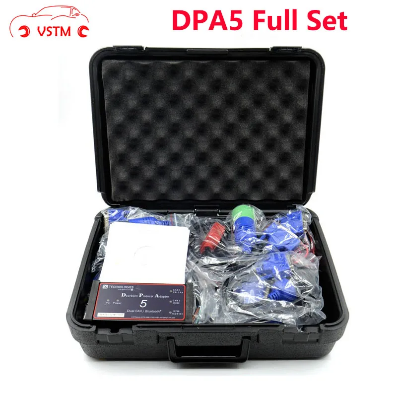 

VSTM DPA 5 Diesel Truck Diagnostic Scanner Tool Full Set DPA5 Dearborn Protocol Adapter 5 Commercial Maintence Without Bluetooth