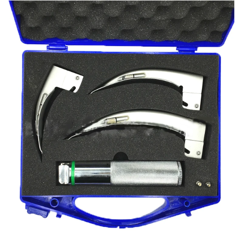 Medical Laryngoscope Bulb Adult Full Stainless Steel Bulb Laryngoscope Set made in C Medical Laryngoscope Bulb Adult Full Stainless Steel Bulb Laryngoscope Set made in C