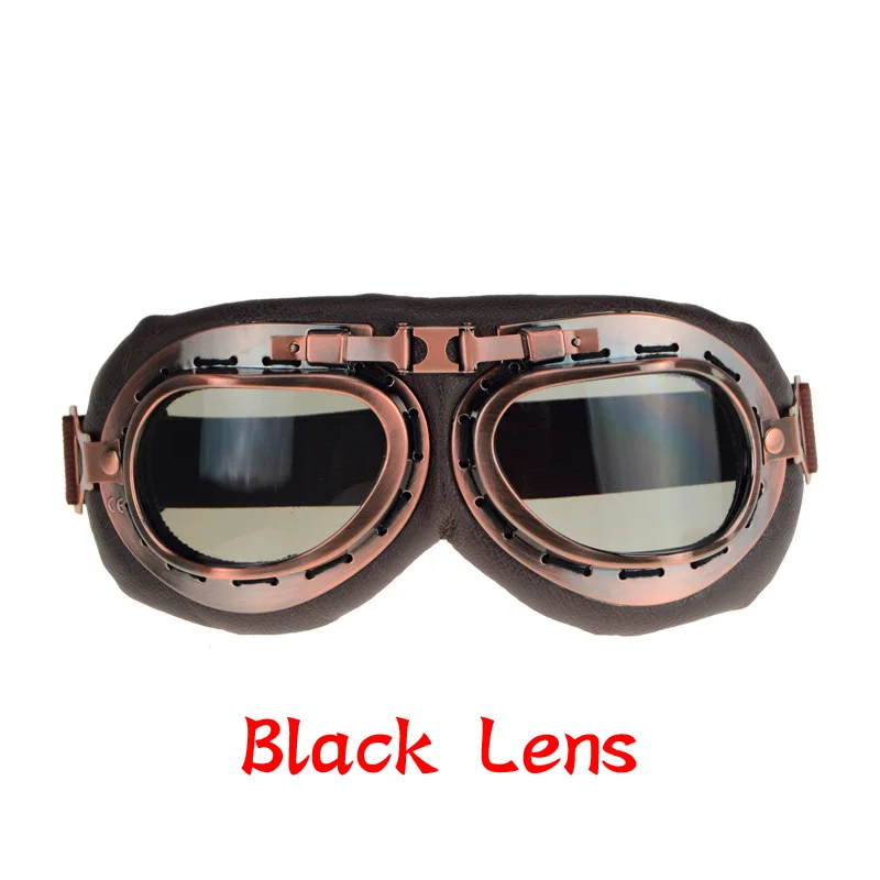 Второй мировой войны Винтажный стиль moto rcycle gafas moto cross moto Goggle очки для скутера очки Авиатор Пилот круизер - Цвет: e2