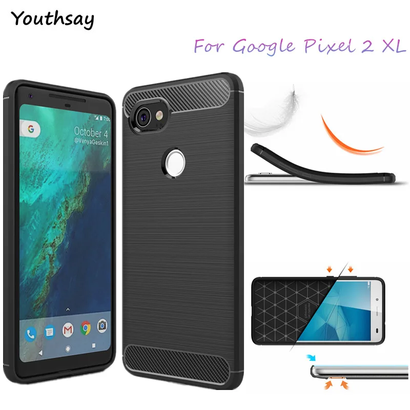 Aliexpress.com : Buy Youthsay sFor Cover Google Pixel XL 2 Case Shockproof Soft Rubber Silicone