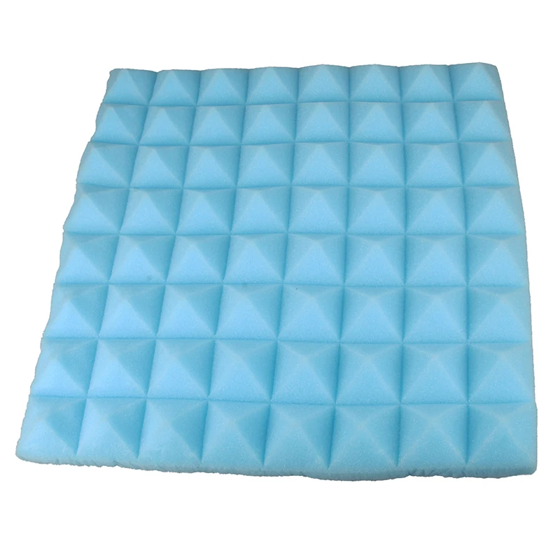 Blue Foam NK MIXTOS 50*50 см* 5 см черный/красный/желтый/синий Высокое качество башня Тип Пирамида студия пена для внутреннего звукоизоляции губка - Цвет: Blue Foam