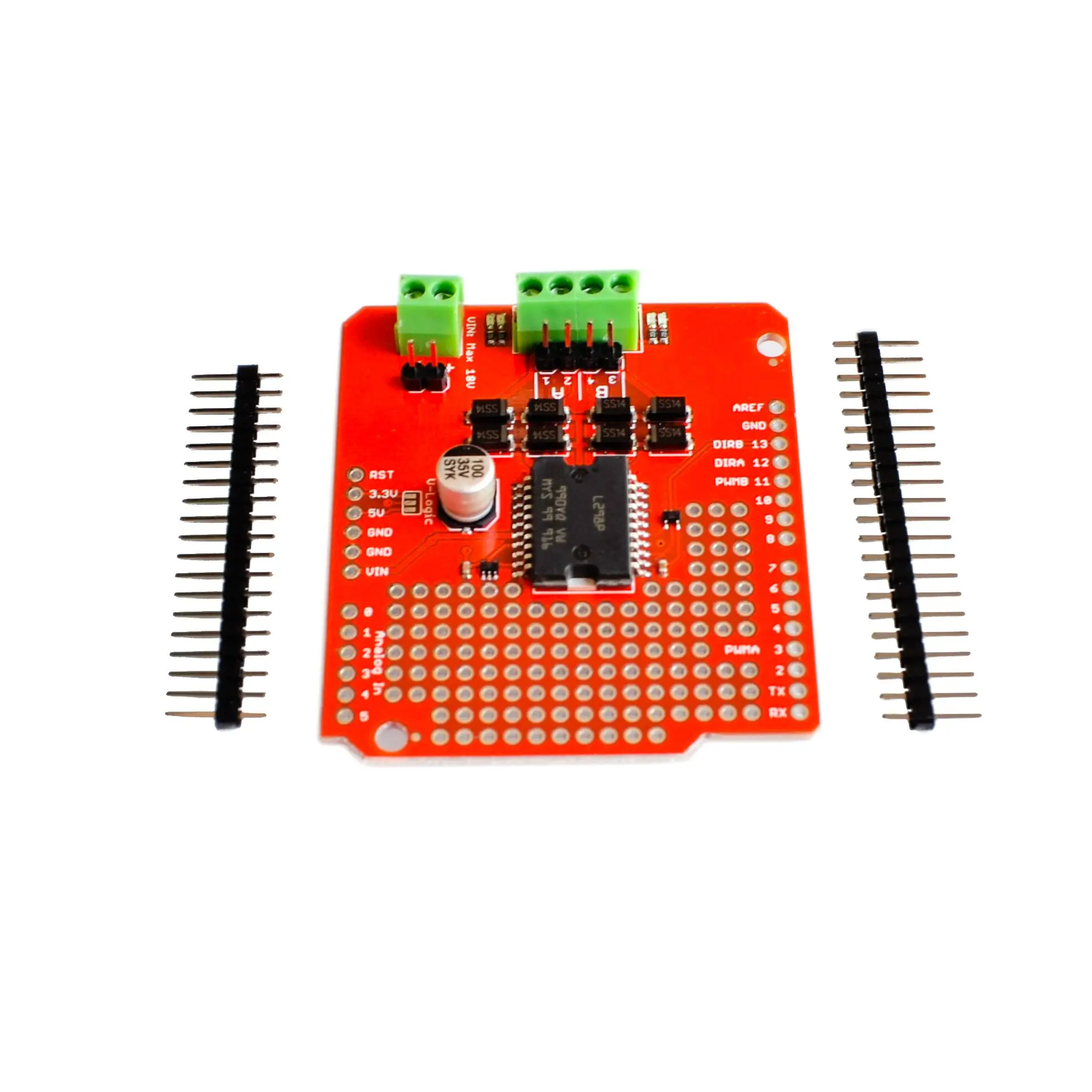 Ardumoto L298P AVR/LPC/STM32 UNO/MEGA Motor-Driver Shield | Электронные компоненты и принадлежности