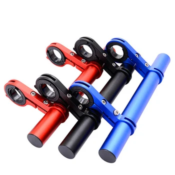 

10cm/20cm Bicycle Handlebar Aluminum Alloy MTB Bike Extender Holder Lamp Bracket Clamp Cycling Handlebar Flashlight Holder Stand