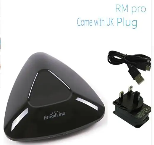 Broadlink RM33 RM PRO+ умный дом автоматизация беспроводной WiFi IR RF универсальный пульт дистанционного управления Переключатель работа с Alexa Google Home - Комплект: UK Adapter