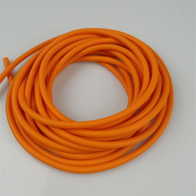

Natural latex Rubber hose 5 m * 5 mm Artillery shells Orange Slingshot crossbow Hunting elastic bungee Part fitness equipment
