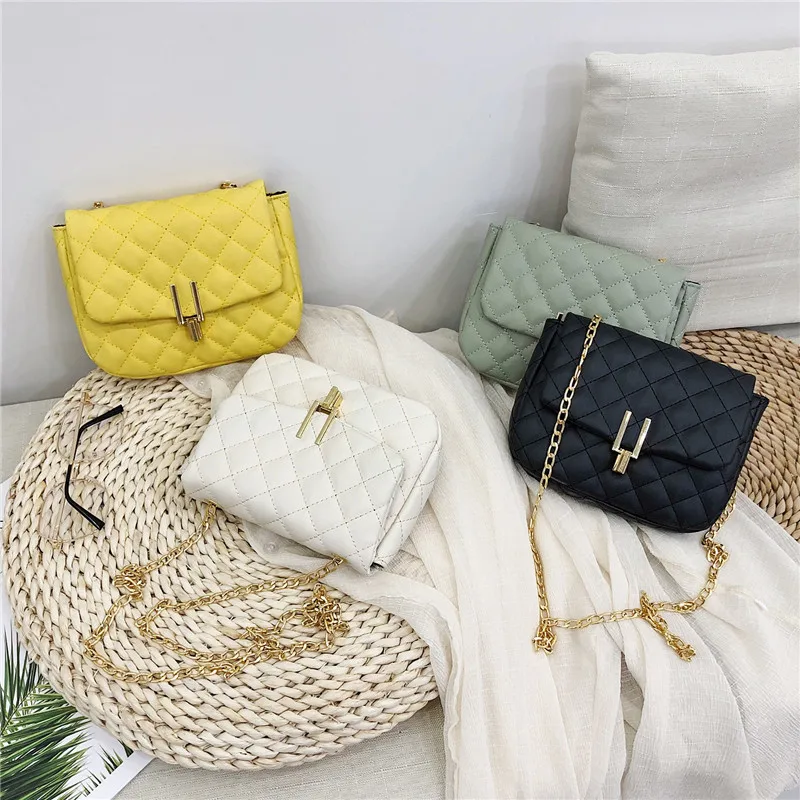 

Womens' Messenger Bags PU Leather Shoulder Bags for Girl Ladies Criss-Cross Packages Female Candy Flap Packet Crossbody Bags
