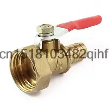 1/" PT Внутренняя Резьба до 10 мм Наконечник Шланга Красный Рычаг Ручки Шарового крана