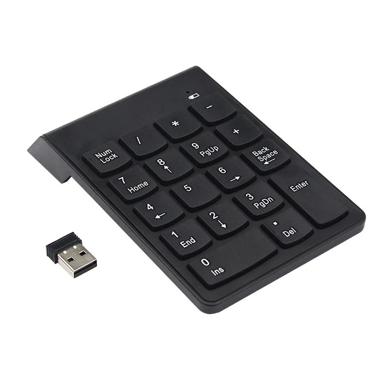 18 ключей Мини Цифровая клавиатура номер Pad Ultra Slim 2 4G Беспроводной клавиатуры USB