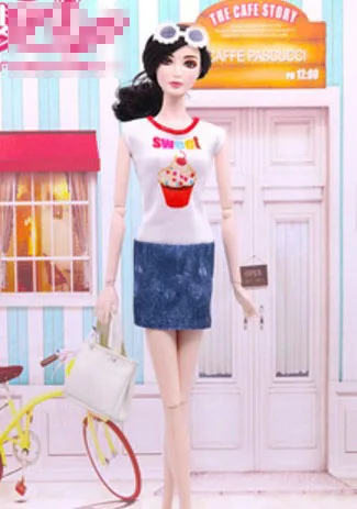 Одежда для кукол новые стили модное платье для куклы BB BBI918 - Цвет: M a dress only