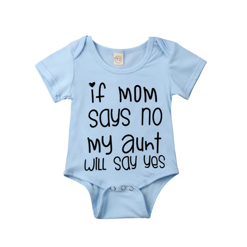 От 0 до 24 месяцев, хлопковый боди для новорожденных мальчиков и девочек, элегантная летняя одежда с короткими рукавами милые Боди для новорожденных - Цвет: Небесно-голубой