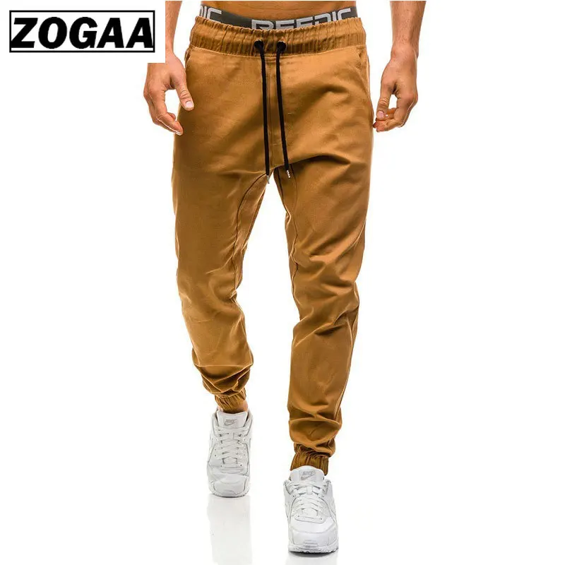 

Man Casual Cargo Pants Plus Size Cotton Pockets Trousers Solid Brand Men Long Pants New Sweatpants Male Joggers Cargo Trousers