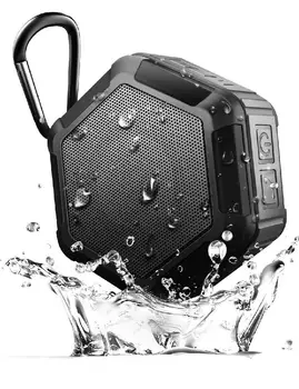 

EastVita Portable Bluetooth Speaker IP65X Waterproof Outdoor Shower Bathroom Subwoofer Wireless Loud Speaker