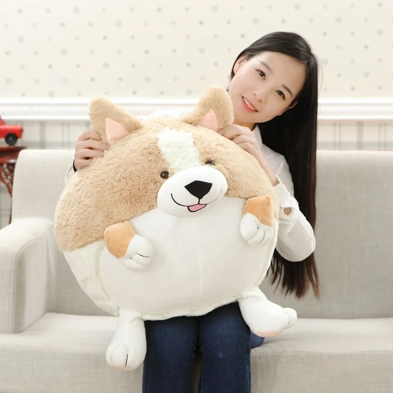 corgi plush toy ball pillow creative female birthday child gift doll toy plush doll dog 20cm
