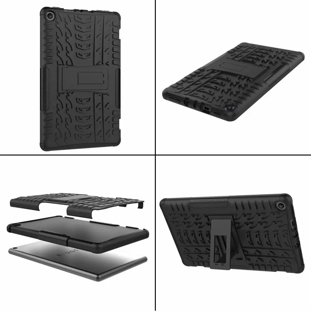 High Duty Coque for Amazon Kindle HD 8 2017 2018 7th 8th Generation Case Silicon Shockproof for Kindle HD 8 2017 Stand Cover (4)