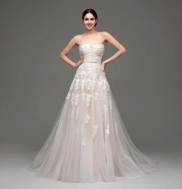 aliexpress : buy in stock vestidos de novia 2018 champagne
