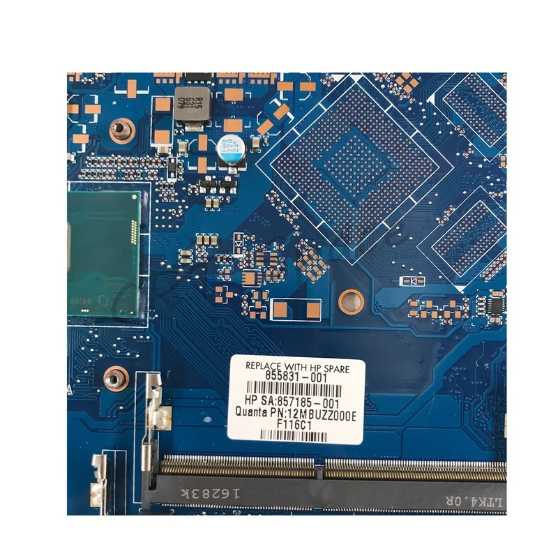 Для hp 15-как 14-AL 14-AL061NR Материнская плата ноутбука 855831-601 855831-001 DAG31AMB6D0 SR2EU I3-6100U Процессор DDR4 плате испытания