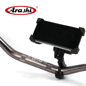 

ARASHI For Motorcycle Universal Flexible Mobile Phone Holder HandleBar Mobile Holder Mount Bracket With Silicone Support