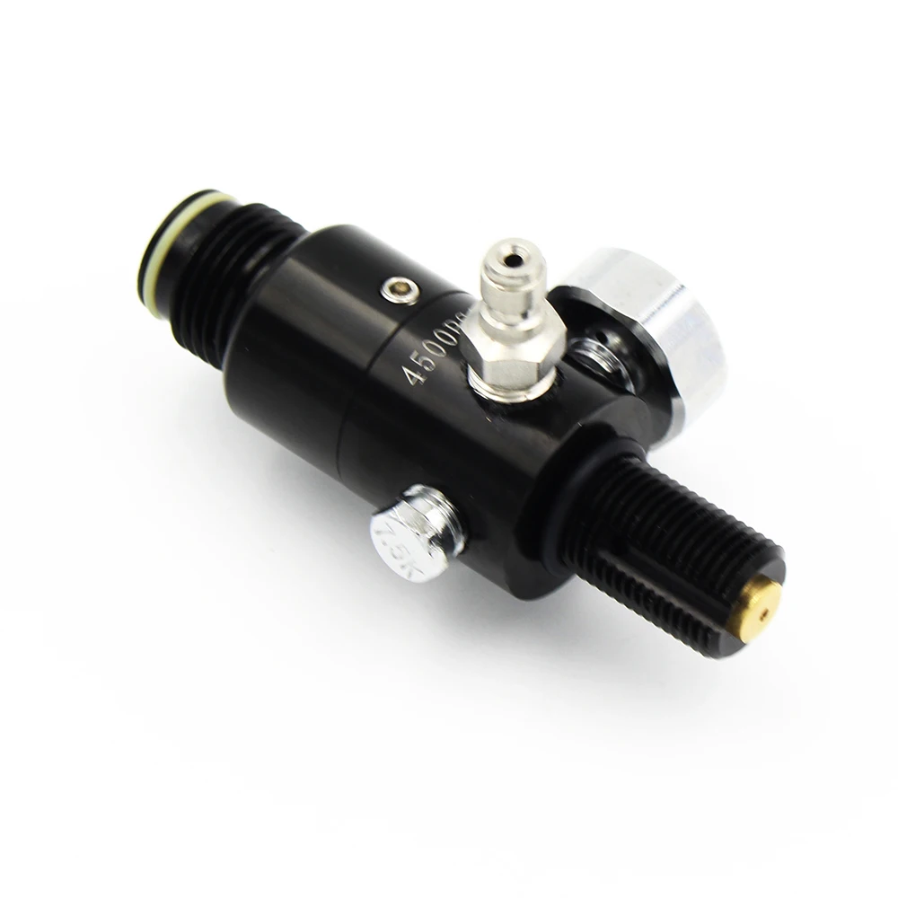 PCP Пейнтбол акваланг HPA бак заполнения Vavle M18x1.5 регулятор клапан черный 4500psi вход 2200psi выход давление 6000psi Калибр