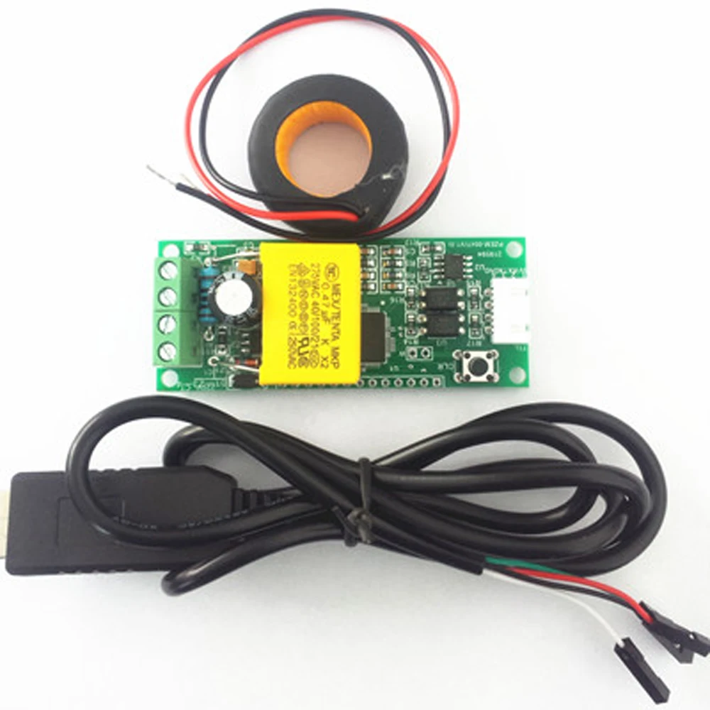 

AC Digital Multifunctional Meter Watt Power Volt Amp TTL Current Test Module PZEM-004T For Arduino