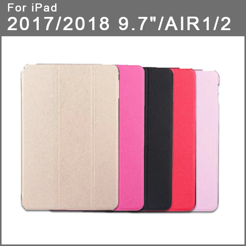Чехол для нового iPad 9 7 дюймов 2017 2018 Air 1 2 ультра тонкий чехол из искусственной кожи