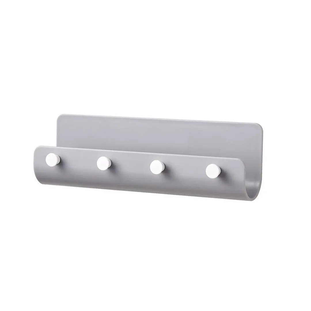 Key Hanger Holder Storage Wall Hook Rack DIY Organizer Shelf Mount Bathroom Towel Key Rack Home Decor