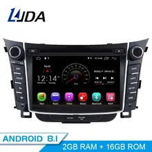 LJDA Android 8 1 font b Car b font dvd player for Hyundai I30 Elantra GT