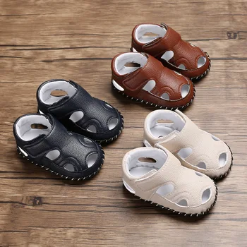 

Toddler boy baby shoes newborn PU soles front shoes baby shoes