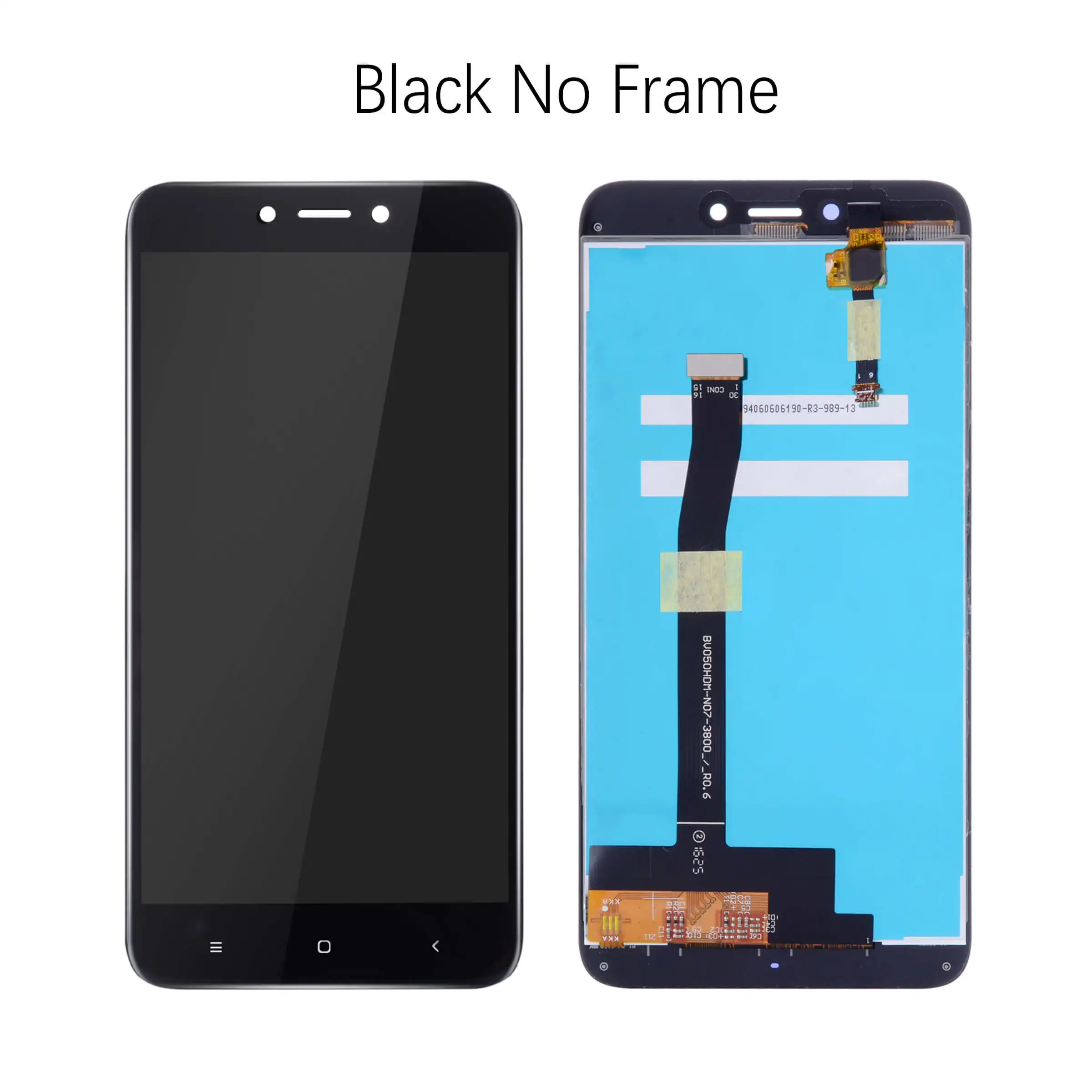Дисплей для XIAOMI Redmi 4X / 4X Pro / 4X Prime LCD в сборе с тачскрином 5.0'' Черный и белый золото - Цвет: Black No Frame