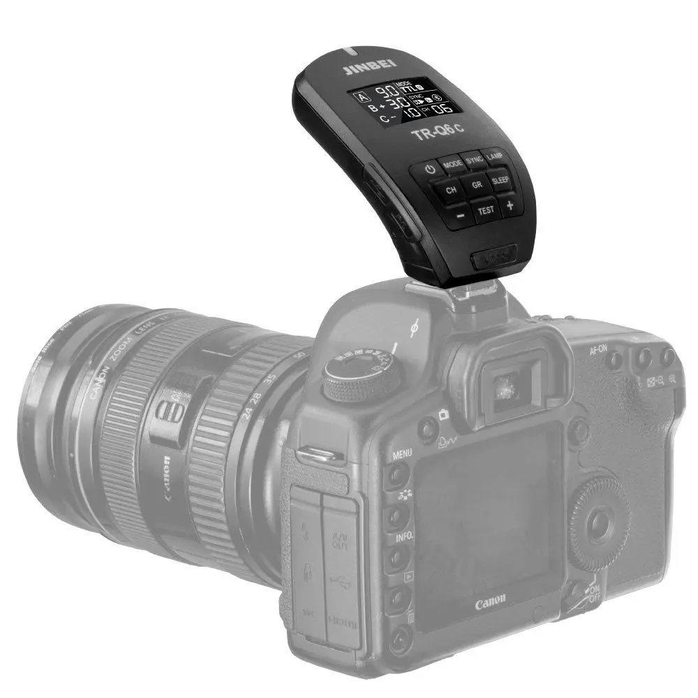 Jinbei TR-Q6 для Canon 2,4 ГГц ttl Bluetooth вспышка триггер для HD-610 Mars-3 MSN