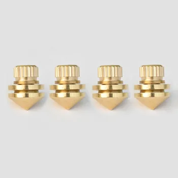 

4PCS M8x20 Copper Speaker Spike Amplifier Damping Isolation Base Feet Stand Nail
