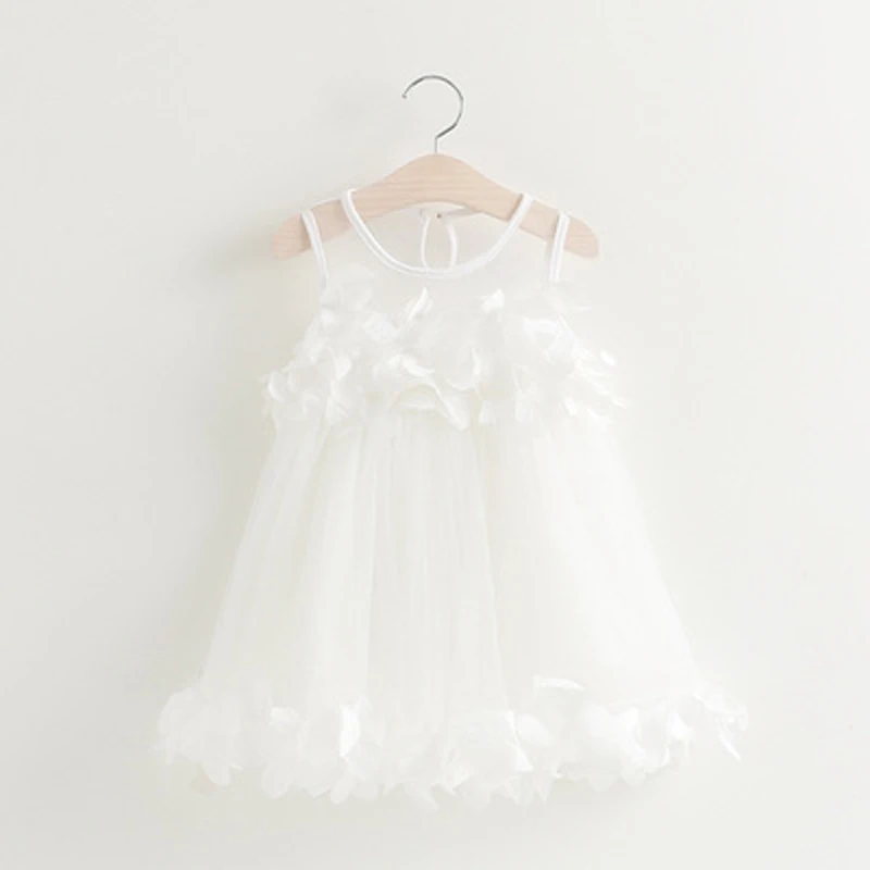 Летние праздничные платья для маленьких девочек милое детское платье одежда для маленьких девочек свадебные платья детская одежда розовая аппликация