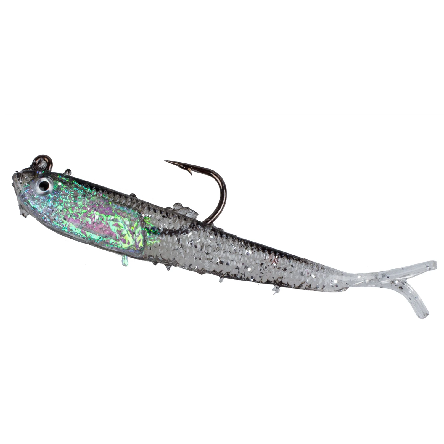 

New 10Pcs 70mm 6g Soft Bait Fishing Lures Lead Jig Head Fish Tackle Sharp Hook