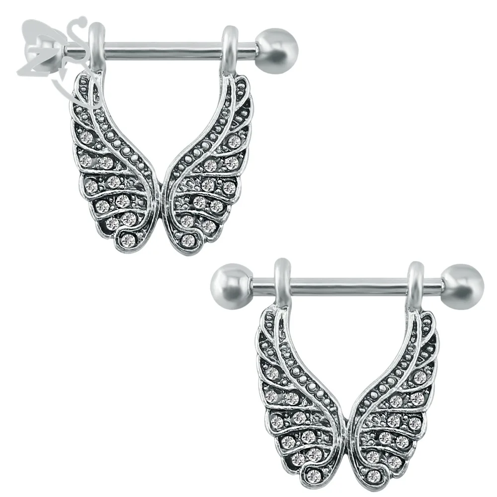 Buy Sexy Butterfly Nipple Ring Bar Anti Allergy