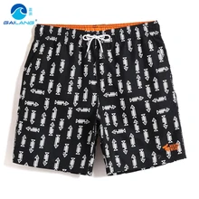 Men’s New Solid Fish bone Board shorts quick dry surfing liner swimsuit sport de bain homme joggers briefs mesh