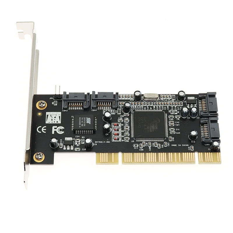 PCI на 4 порта SATA контроллер RAID карта 4 SATA SERIAL ATA PCI контроллер RAID карта