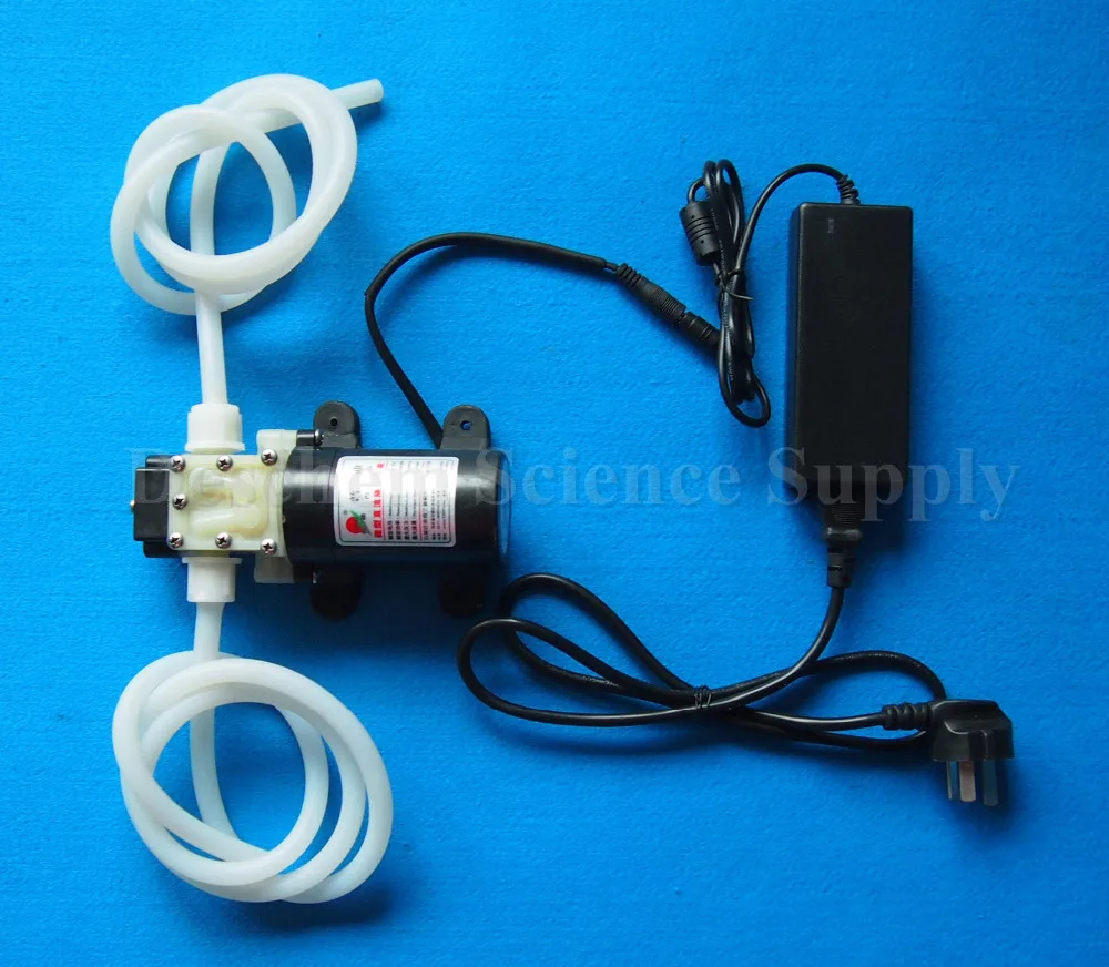 DC12V 45W Diaphragm Water Pump come with power Adapter and 2M Tube,US Plug 