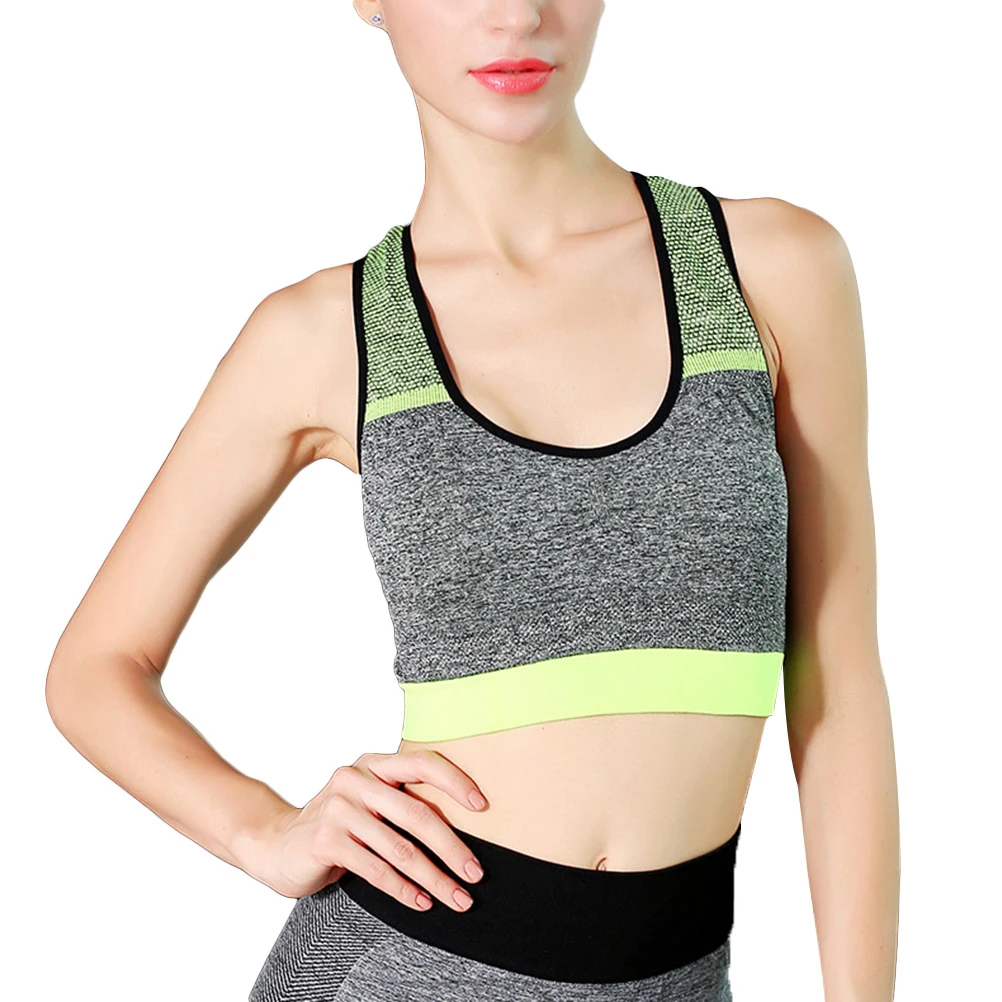 High Intensity Non steel I shaped Sports Bra Running Vest Seamless