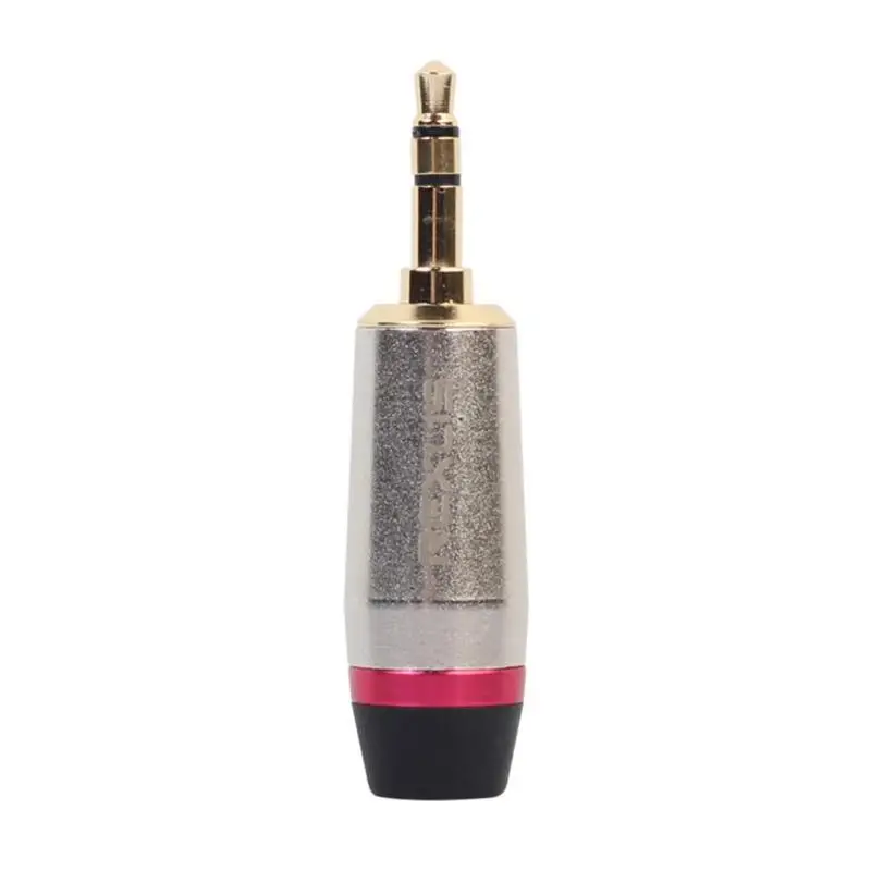 

3.5mm Jack Gold-plated Stereo Straight Head Plug Stereo Audio Connector Converter Adapter For Earphone Car AUX Cables Connrctor
