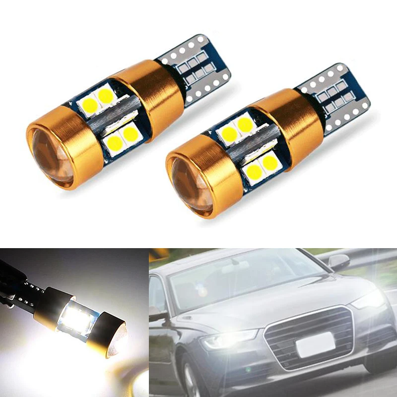 

2x T10 LED W5W LED Car LED 12V Auto Lamp Clearance Light Parking For AUDI A2 A3 8L 8P A4 B5 B6 A6 4B 4F A8 D2 TT C5 C6