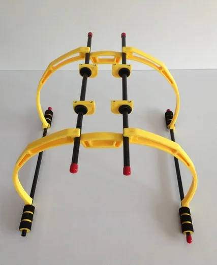 

LHM067 F450/F550Quadcopter tall Landing Skid Gear Stand Kit Hexacopter Universal 200mm yellow