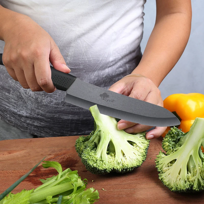 Ceramic Knife 3 4 5 6 inch paring utility slicing chef meat kitchen Knives Black Zirconia blade color anti-slip handle cutter - Image 6