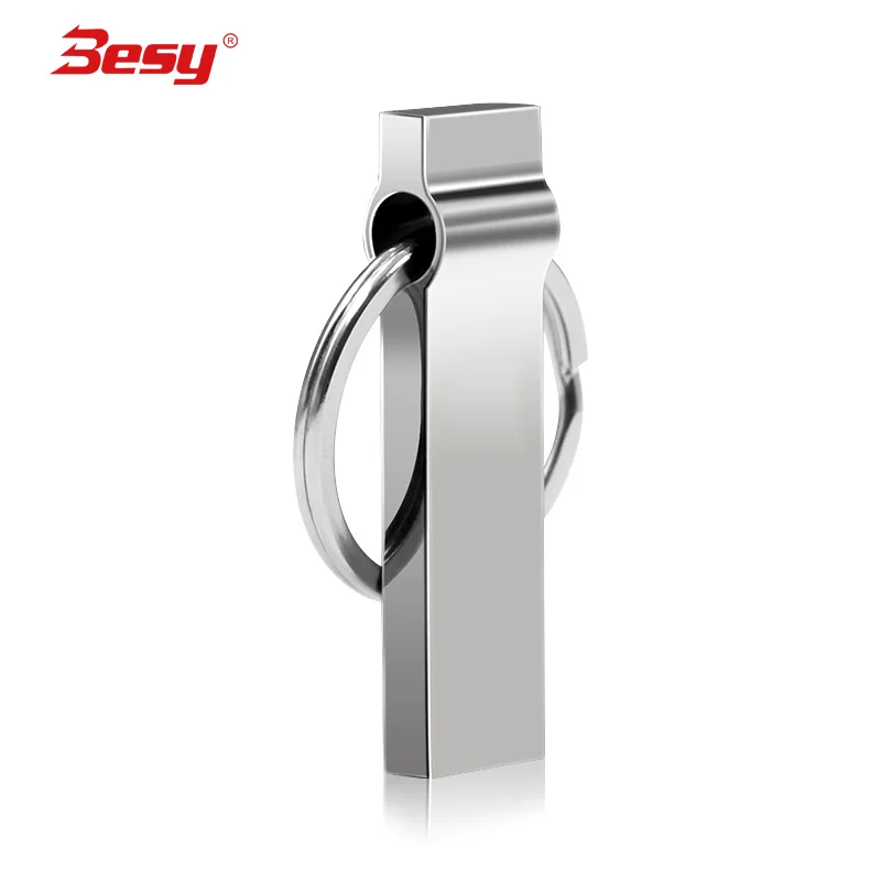 Водонепроницаемый флэш накопитель ГБ 4 8 16 cle USB флеш с кольцом для ключей внешний