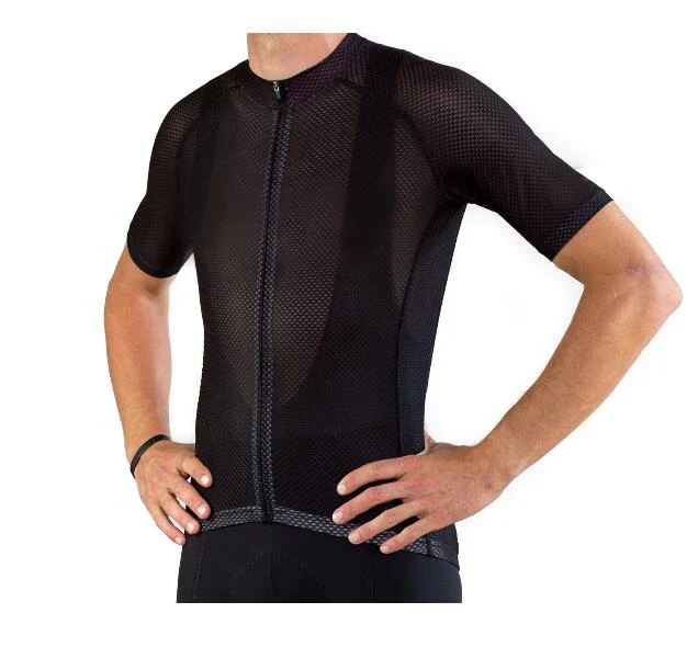 NEW SHORT SLEEVE CYCLING JERSEY ALL OPEN CELL MESH FABRIC Flatlock sewing with Iltay miti power band accept custom - Цвет: picture color