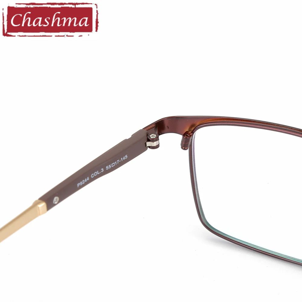 Стильная брендовая оправа для очков Chashma из сплава мужская Большого Круга
