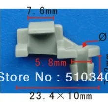 Защелкивается в 5,8 мм отверстие пластиковые зажимы для автомобильных дверных карт замок подставка для удочки используется на левой корпус для Chrysler 3454221